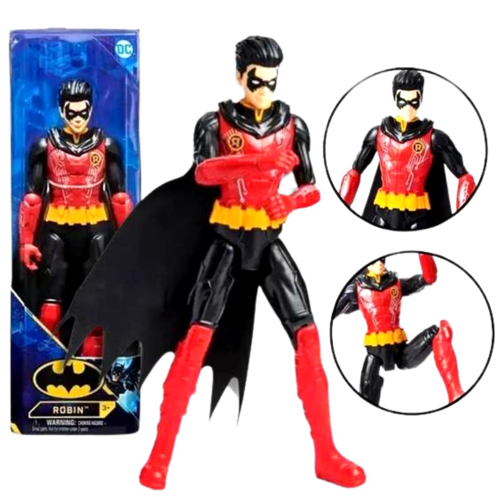 Boneco Robin Articulado DC Comics Original SUNNY | Shopee Brasil