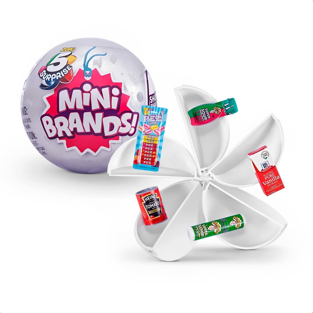 5 Surprise Disney Store Mini Brands Xalingo - Bolinha Colecionável