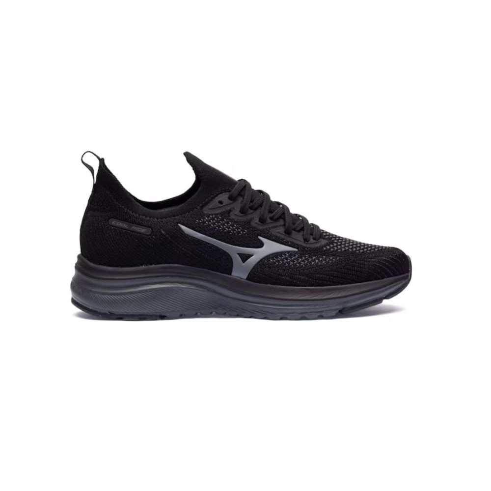 Tenis Esportivo Mizuno Modelo Cool Ride Unissex Preto Atividade ...