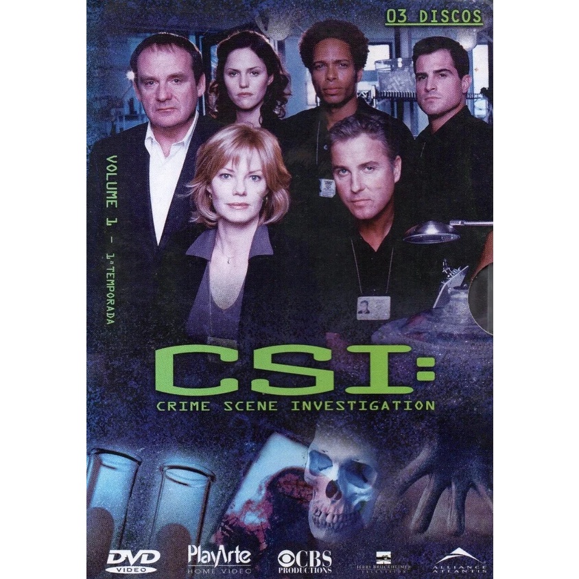 Dvd Csi Volume 1 E 2 Primeira Temporada 6 Dvds | Shopee Brasil