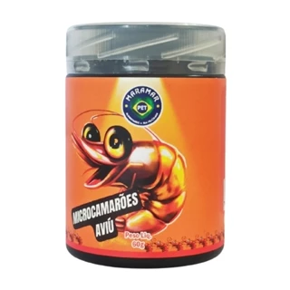 Ração Microcamarões aviu 60G Peixe Tartaruga