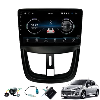 Kit Central Multimidia 9 Polegadas Android Peugeot 207 2008 a 2014