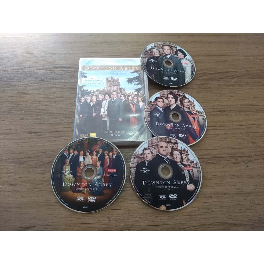 BOX DVD DOWNTON ABBEY - QUARTA TEMPORADA - ORIGINAL | Shopee Brasil