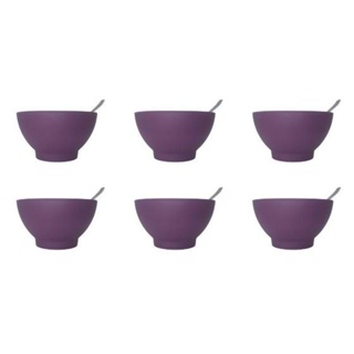 Kit Sobremesa Coza 12 Peças Roxo