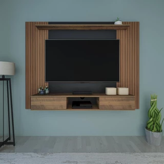 Painel com Suporte TV 75" e 1 Porta Multimóveis CR45162