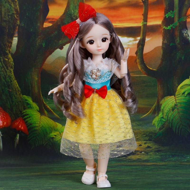 30CM Doll and Clothing Children's Toy Simulação 3D Eye DIY