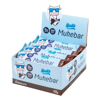 Barra de Proteína Mukebar Chocolate Muke (Cx c/12un de 60g)