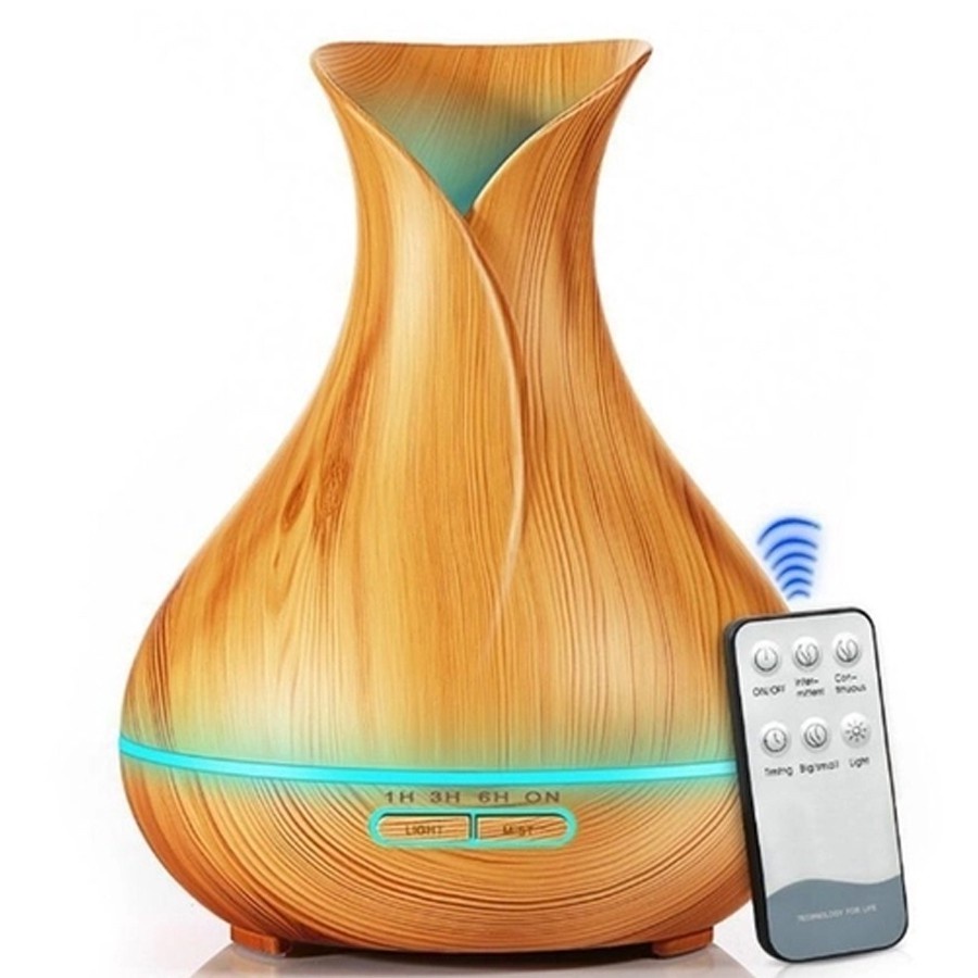 Umidificador Purificador Difusor Aroma Led Usb 400ml Vaso
