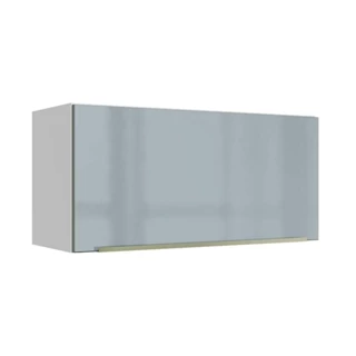 Armário Aéreo 70 cm 1 Porta Branco/Cinza Lux Madesa em Oferta na Shopee