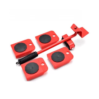 Carrinho Move Móveis Fácil Levantador De Eletrodomésticos Pesados Kit 5 Peças Prático Com Rodinhas em Oferta na Shopee