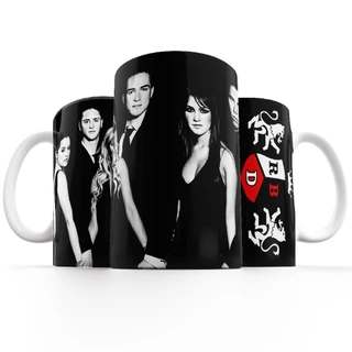 Caneca Cerâmica Rebelde Integrantes Logo Dulce Lupita Tour 23