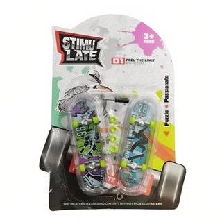 Kit Divertido com 2 Skate Dedo Infantil Fingerboard + Ferramenta + 4 Rodas marisa em Oferta na Shopee
