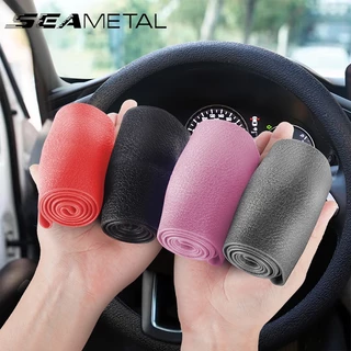 SEAMETAL Silicone Auto Volante Do Carro Capa Antiderrapante Para 33-40CM Estilo Universal Protetor De