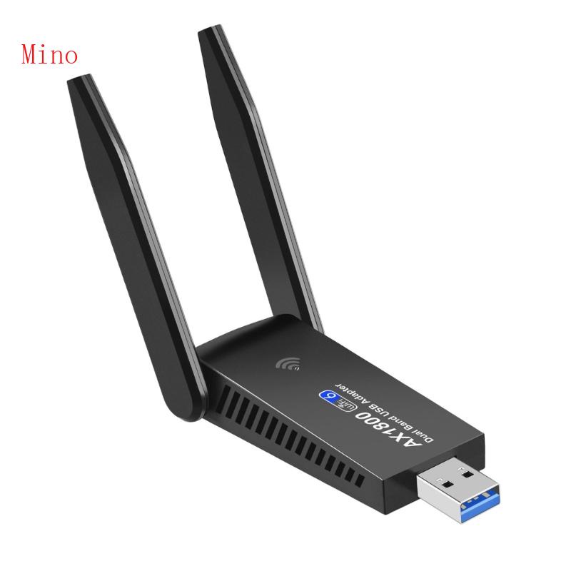 Adaptador USB WiFi 6 Mino Sem Fio Para PC802 11AC 1800Mbps Dual 2 4