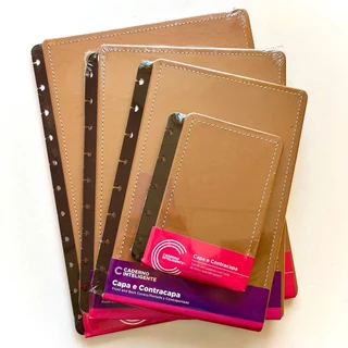 Capa e Contracapa Caramel para Caderno Inteligente | Tamanho Inteligine, A5, Médio ou Grande