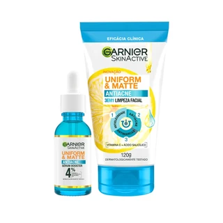 Kit AntiAcne Garnier Sérum + Gel 3 em 1