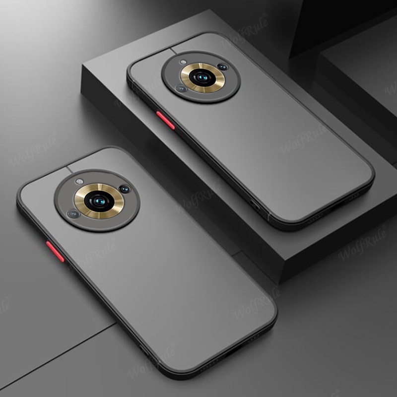 Para Realme 12 12X 11 Pro Plus 4G 5G Capas À Prova De Choque Capa Do Telefone Translúcida Transparente