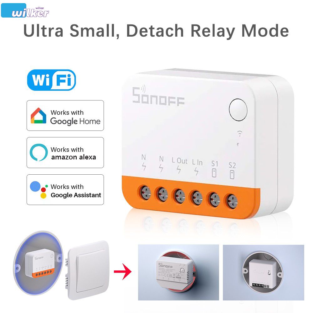 Estoque pronto Sonoff Mini R4 Wifi Smart Switch Mini Extreme Module Wi ...