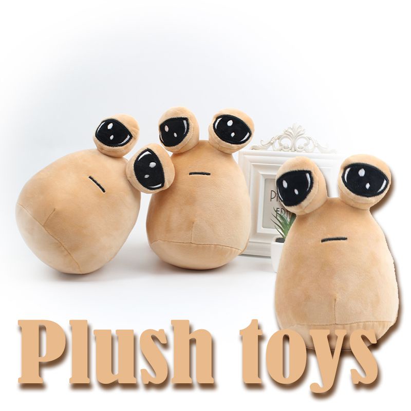 Jogo Quente Meu Animal De Estimação Boneca De Pelúcia Alienígena Pou Plush  Toy Furdiburb Emoção Plushie Recheada Doll 22cm