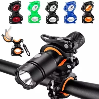 ESLNF 360 ° Rotação Ciclismo Clipe Braçadeira Lanterna Montar Titular Universal Bicicleta LED Luz Tocha Montagem