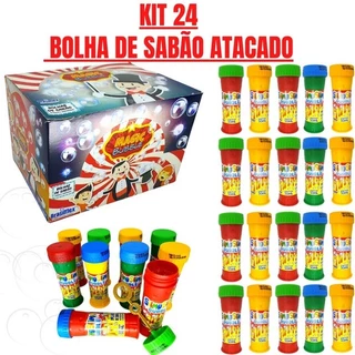 Kit 24 Prenda Festa Junina Bolha Sabão Doação Presente Brinquedo Lembrancinha Criança