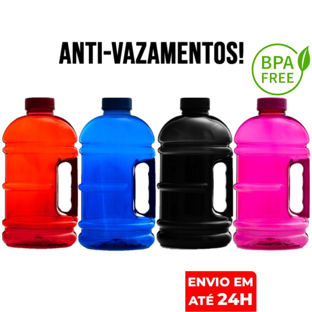 Garrafa de Água para Academia 100% Anti-Vazamentos Squeeze Envio Imediato