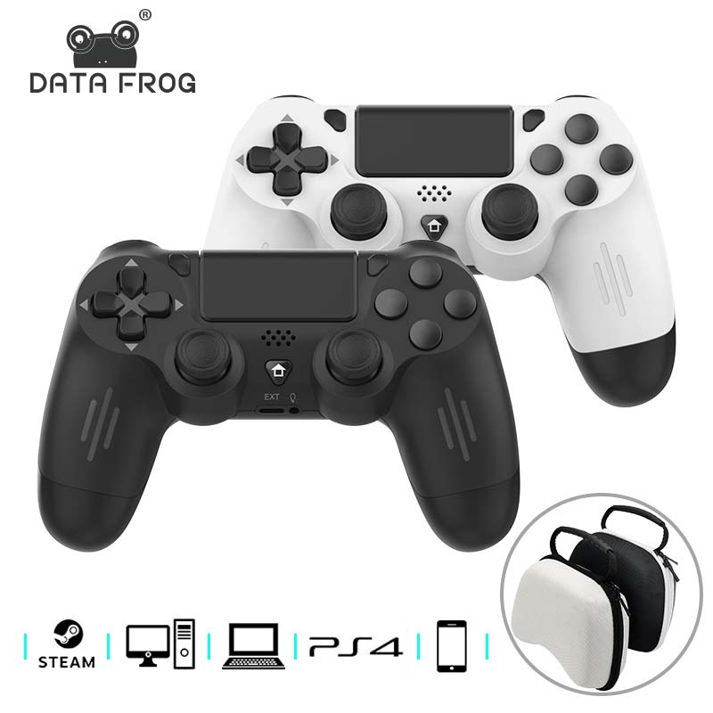 DATA FROG Controlador Sem Fio Bluetooth 4.0 Para PS4/PC win7/8/10/Telefone Android Gamepad