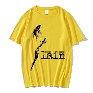 Camiseta Anime Japonês Serial Experiments Lain Indie Oversize