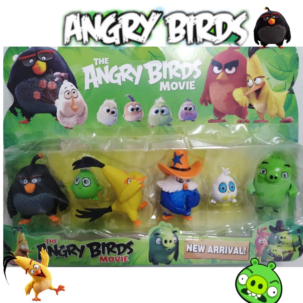 Kit Bonecos Angry Birds coleção | Shopee Brasil
