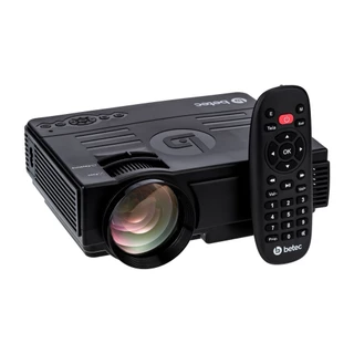 Mini Projetor Led Portatil - Betec BT810 - 1200 Lumens - Bluetooth - Até 120 Polegadas