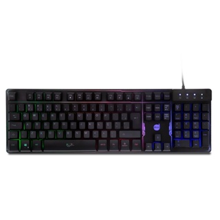 Teclado Gamer Semi Mecanico RGB Rainbow Rapid Fire Revolution Dazz ABNT2 625203