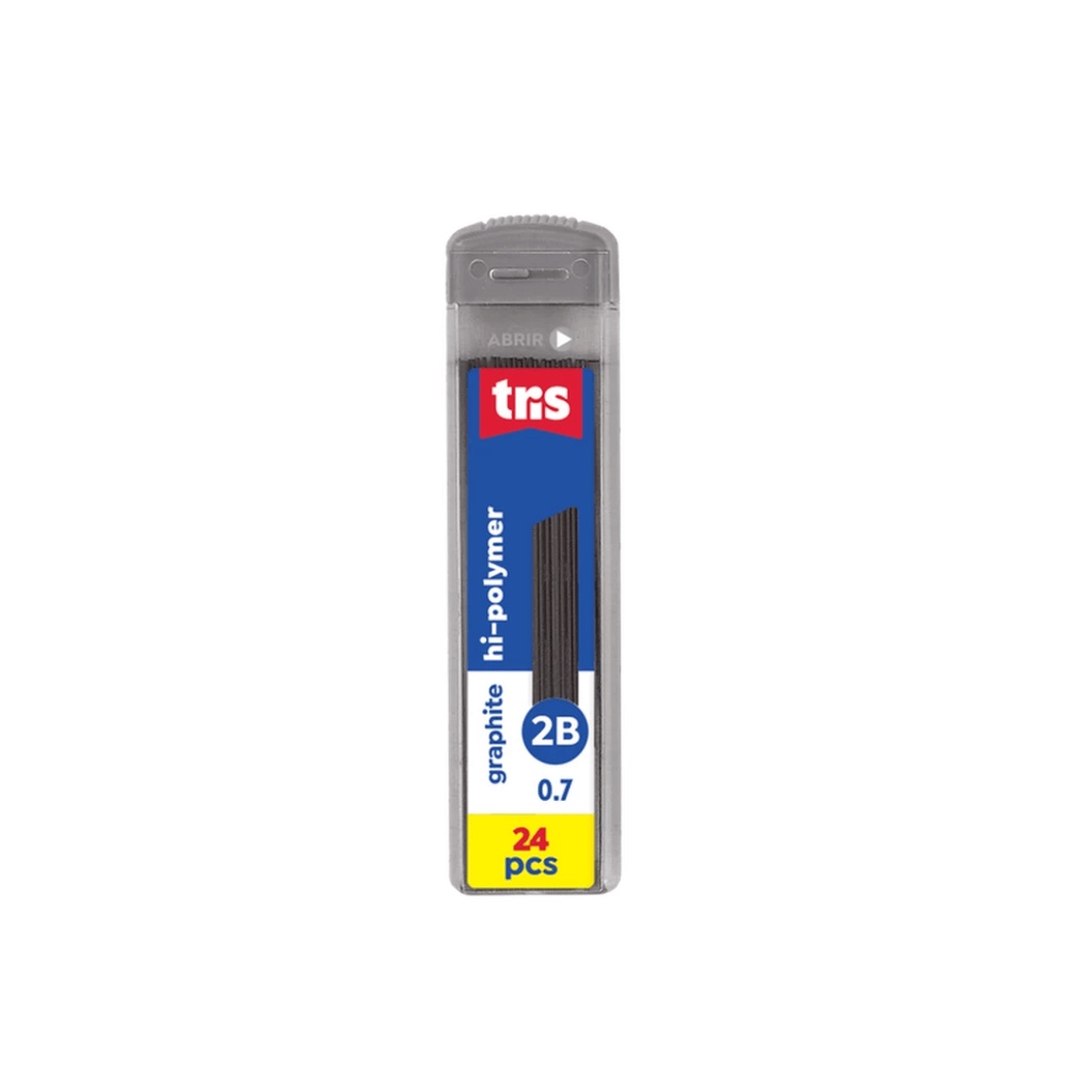 Grafite 0.5mm Graphite Hi-Polymer 24 Minas Tris | Shopee Brasil