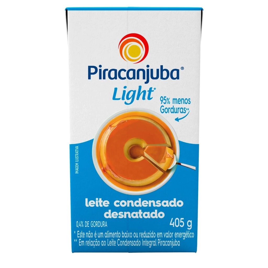 leite condensado light piracanjuba