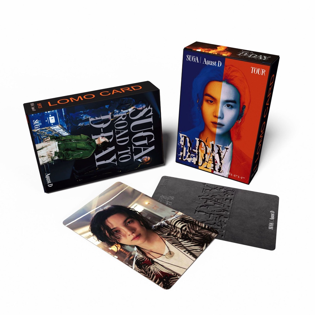 KPOP 55pcs/box BTS SUGA Photocards Road To D-Day Cartão LOMO Postal De ...
