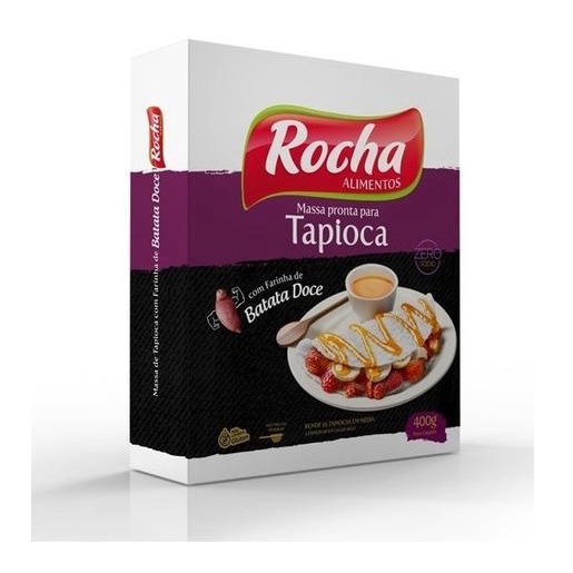 Massa tapioca com batata doce Rocha 400g | Shopee Brasil