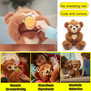 Brinquedo De Pelúcia Interativo De Urso Curioso