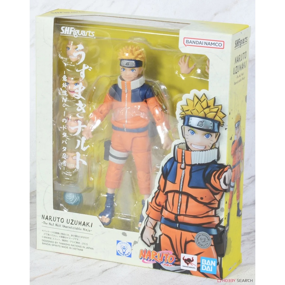 Original Bandai SHF Naruto Uchiha Sasuke Anime Figura Brinquedos