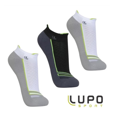 Kit 6 Pares Meia Cano Curto Lupo Sport Dry Performace