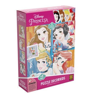 Quebra Cabeça Disney Princesas 25 Peças - Grow