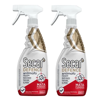 Kit 2un Spray Anti Mofo Secar Defense 500ml