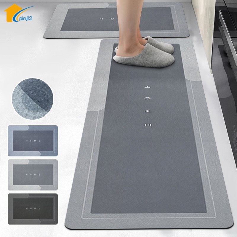 Tapete Absorvente De Óleo Água Minimalista De Cozinha Tapetes Antiderrapantes Produtos Domésticos