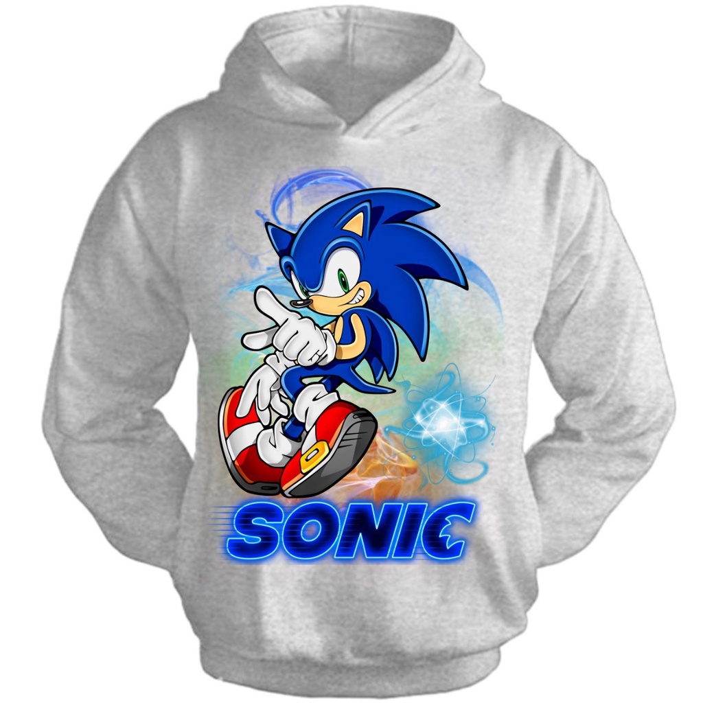 Blusa de store frio do sonic