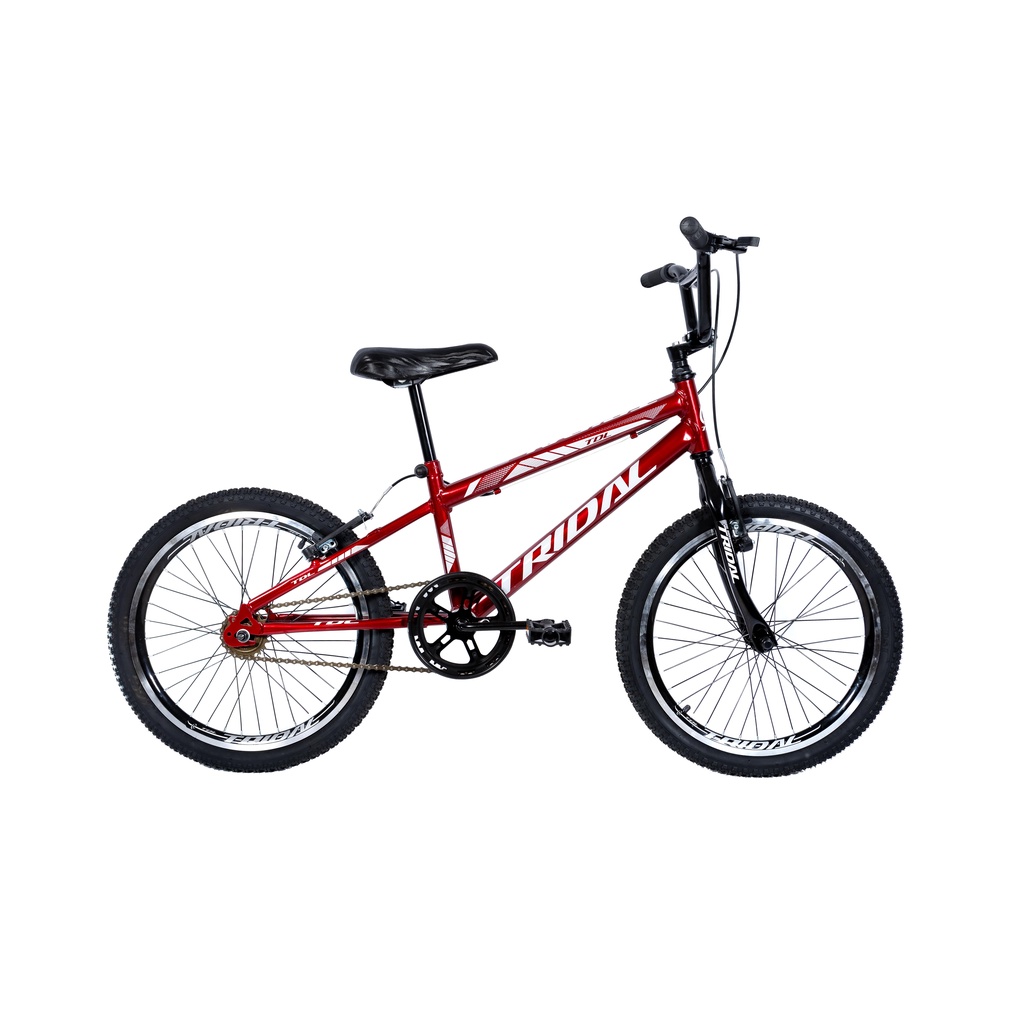 Bicicleta Aro 20 Menino Bmx Cross Freestyle Grau Infantil