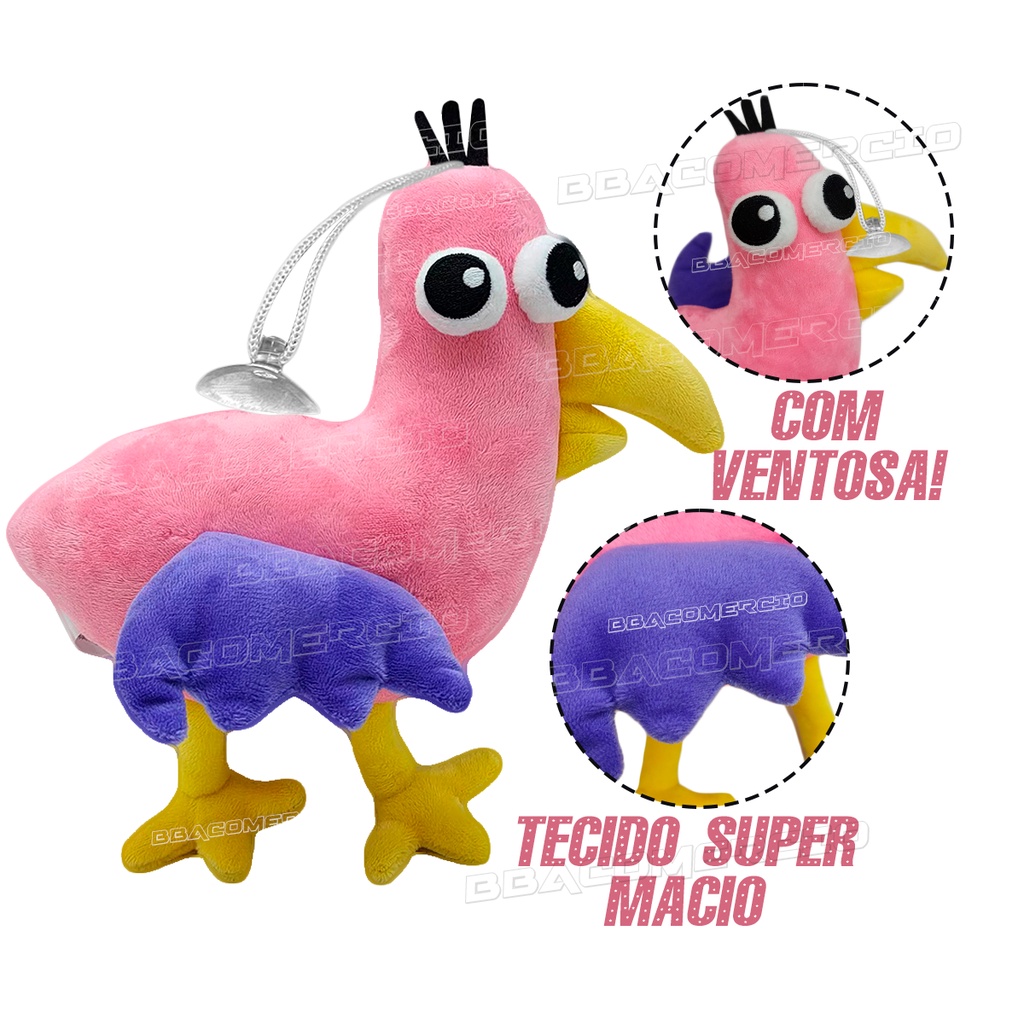 Kit 3 Pelúcias Creche Do Banban Jogo Terror Sline Lenta