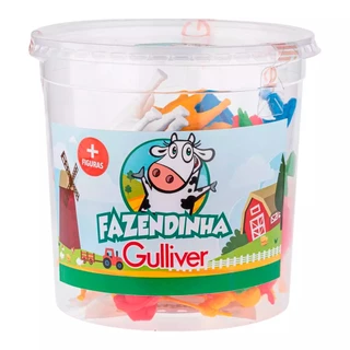 Balde Fazendinha 40 Figuras 1012 - Gulliver