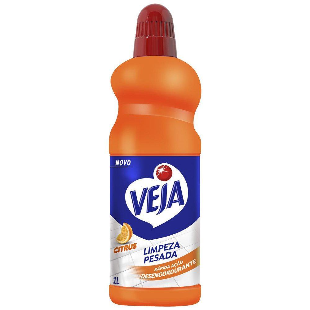 Limpador Desengordurante Veja Limpeza Pesada Citrus 1L