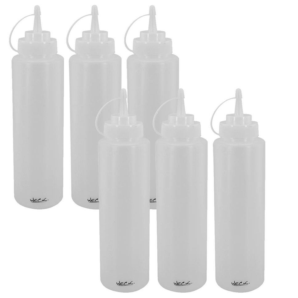 6 Bisnaga Grande Ketchup Molho Mostarda Lanchonete 800ml