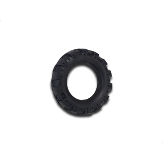 Brinquedo para Cachorro Pneu Pet Maciço Preto Médio 12cm