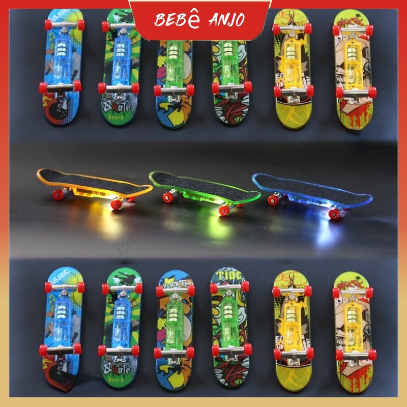 Skate De Dedo Criativo De Plástico Infantil/LED
