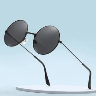 Óculos De Sol Unisexo Redondos Retro Trendy Moda Universal